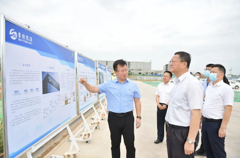 西安市委常委、經(jīng)開區(qū)黨工委書記康軍一行蒞臨公司調(diào)研考察